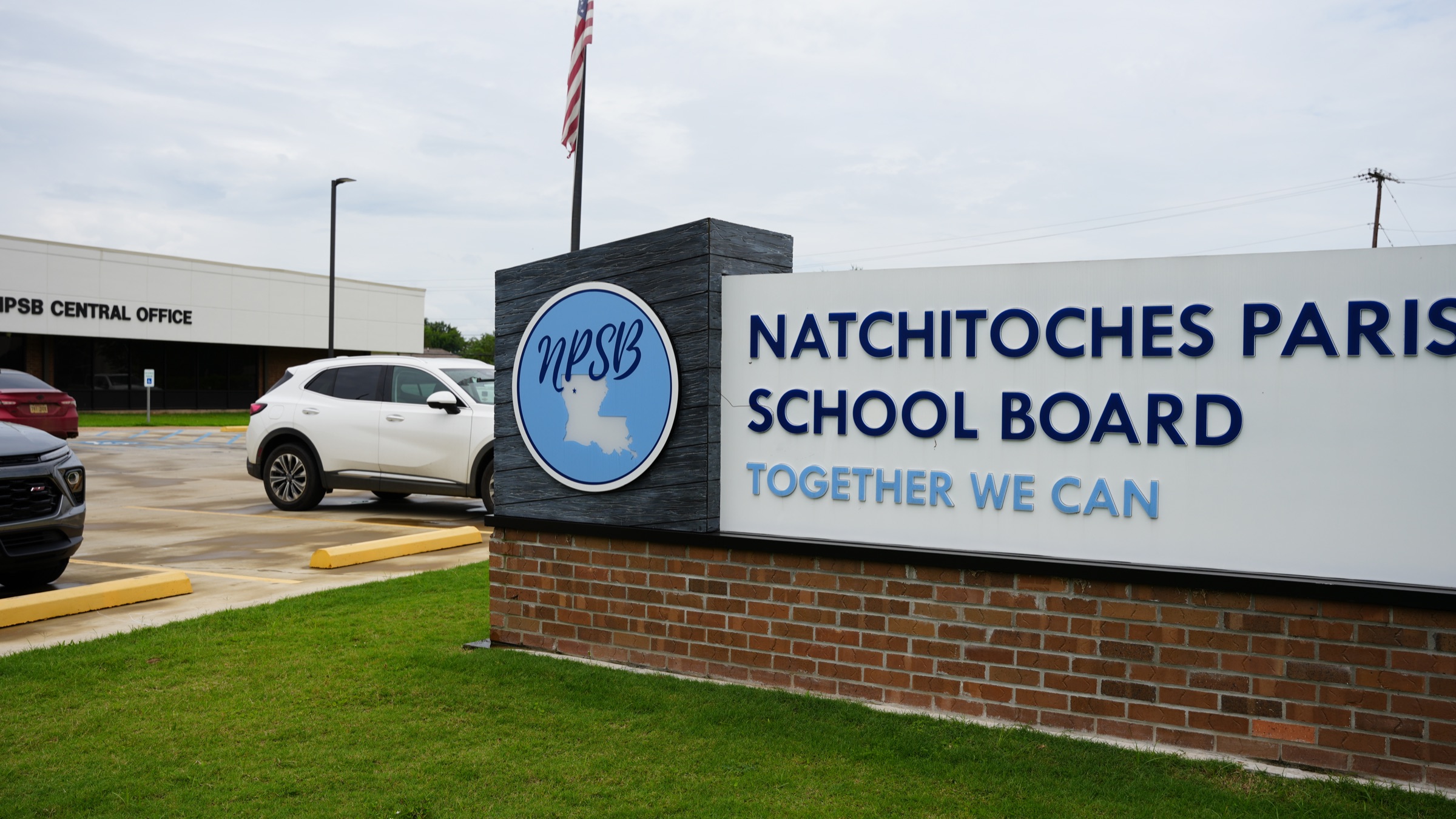 Natchitoches Parish School Board exterior sign